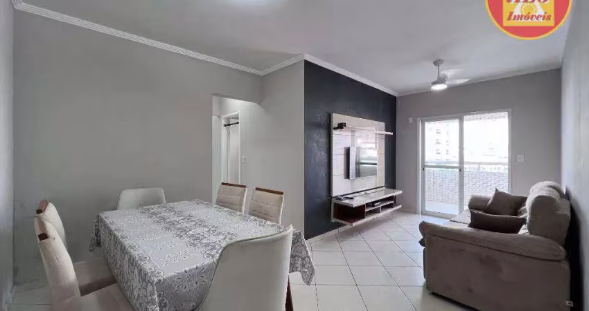 Apartamento com 2 quartos à venda, 73 m² por r$ 460.000 - vila guilhermina - praia grande/sp