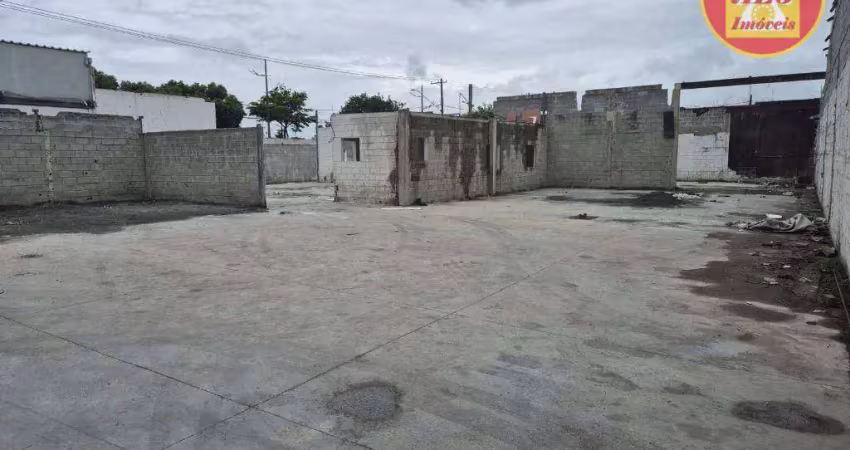 Terreno para alugar, 1120 m² por r$ 12.000,00/mês - vila guilhermina - praia grande/sp