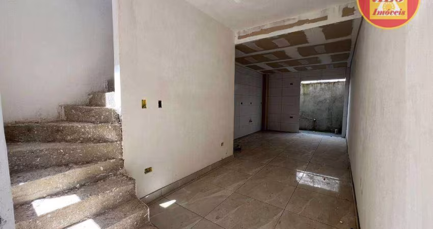Sobrado com 2 quartos à venda, 57 m² por R$ 387.000 - Vila Guilhermina - Praia Grande/SP