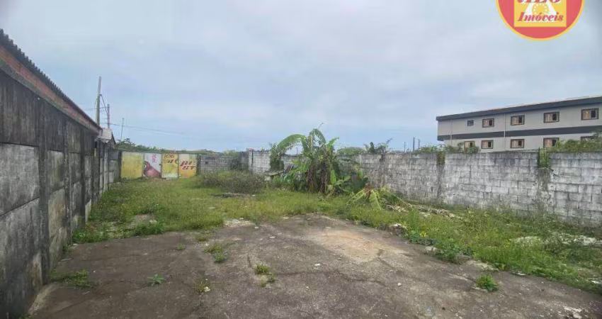Terreno à venda, 300 m² por R$ 280.000 - Ribeirópolis - Praia Grande/SP