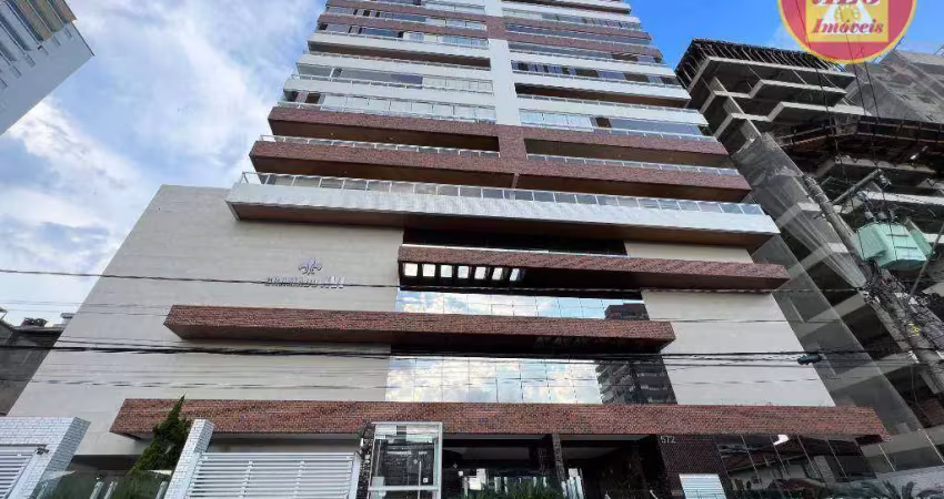 Apartamento com 1 dormitório à venda, 62 m² por r$ 370.000,00 - vila guilhermina - praia grande/sp