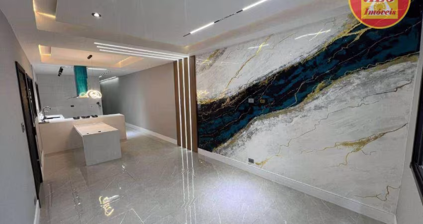 Casa com 2 quartos à venda, 175 m² por R$ 970.000 - Aviação - Praia Grande/SP