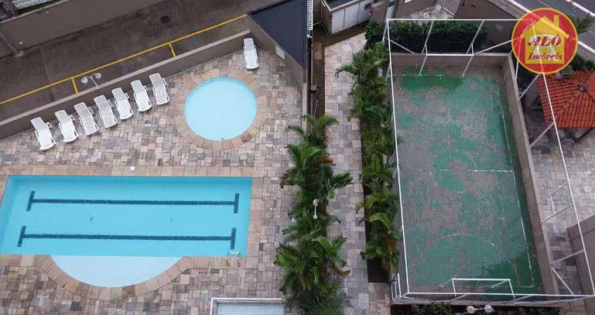 Apartamento com 2 quartos à venda, 55 m² por r$ 270.000 - vila antártica - praia grande/sp