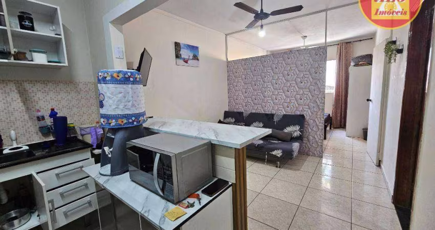Kitnet com 1 quarto à venda, 32 m² por R$ 205.000 - Nova Mirim - Praia Grande/SP