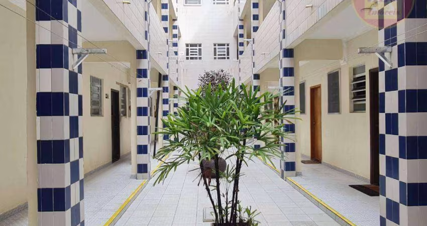 Kitnet com 1 quarto à venda, 23 m² por R$ 210.000 - Canto do Forte - Praia Grande/SP
