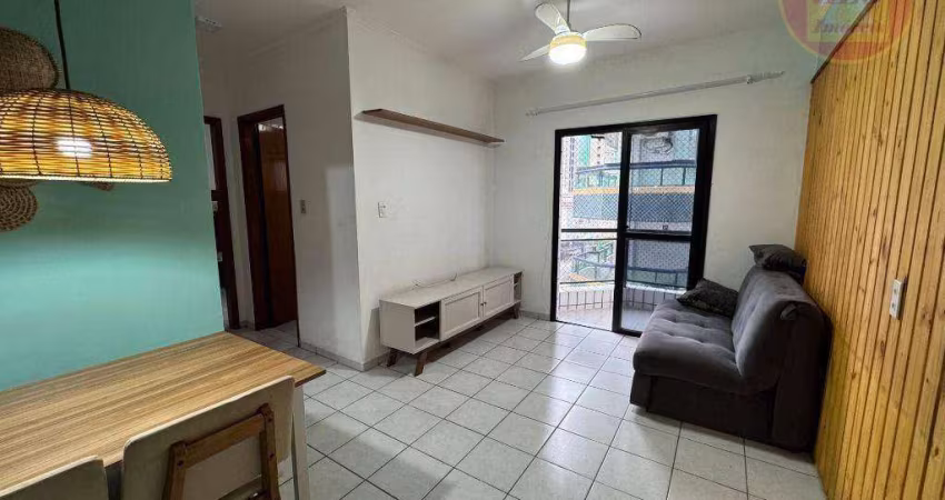 Apartamento com 1 quarto à venda, 49 m² por R$ 365.000 - Vila Guilhermina - Praia Grande/SP