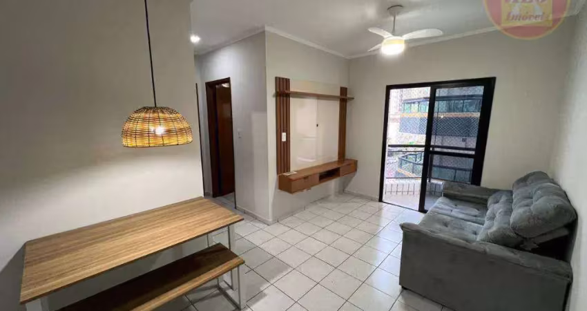 Apartamento com 1 quarto à venda, 49 m² por r$ 365.000 - vila guilhermina - praia grande/sp