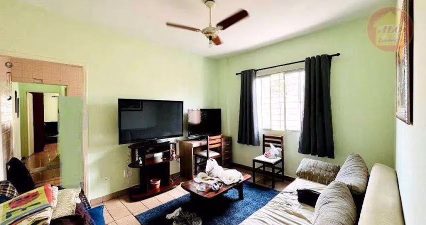Apartamento com 1 quarto à venda, 72 m² por r$ 245.000 - canto do forte - praia grande/sp