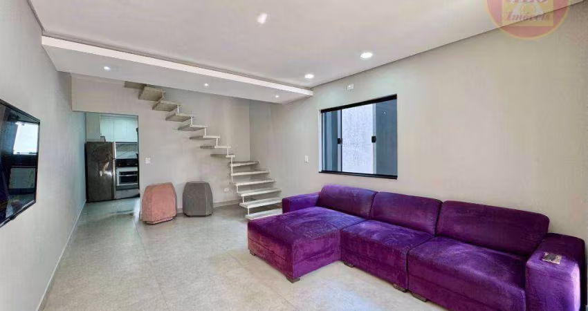 Sobrado com 3 quartos à venda, 160 m² por R$ 935.000 - Aviação - Praia Grande/SP