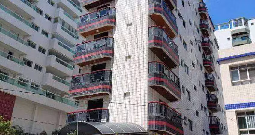 Apartamento com 1 quarto à venda, 44 m² por r$ 319.000 - aviação - praia grande/sp