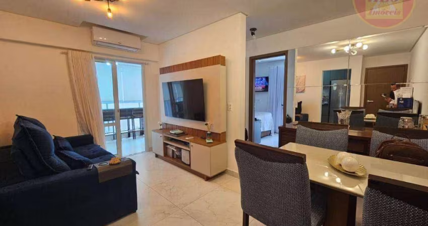 Apartamento com 1 quarto à venda, 56 m² por R$ 465.000 - Canto do Forte - Praia Grande/SP
