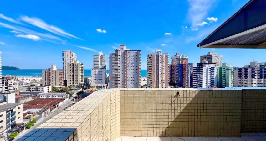 Cobertura com 3 quartos à venda, 108 m² por R$ 650.000 - Aviação - Praia Grande/SP