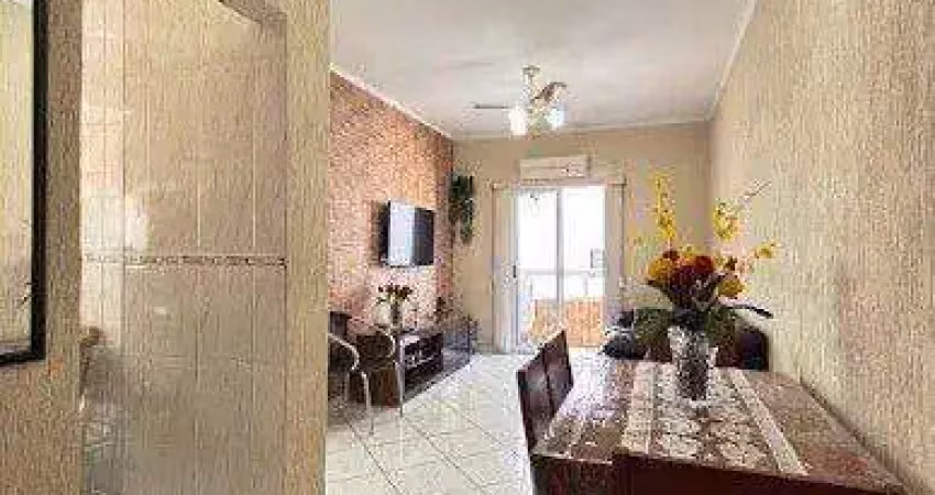 Apartamento com 1 quarto à venda, 51 m² por r$ 380.000 - canto do forte - praia grande/sp