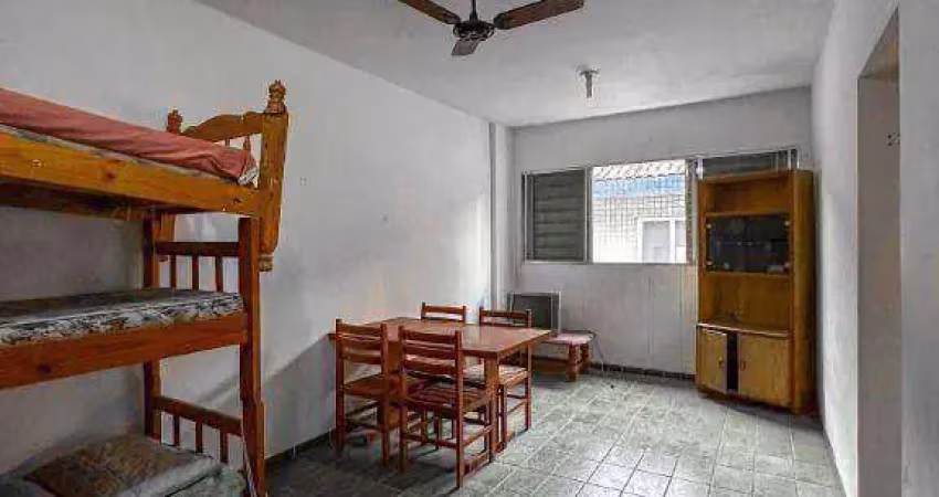 Kitnet com 1 quarto à venda, 32 m² por r$ 185.000 - mirim - praia grande/sp