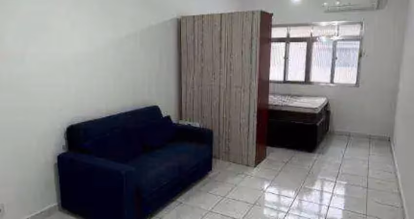 Kitnet com 1 quarto à venda, 33 m² por r$ 190.000 - canto do forte - praia grande/sp