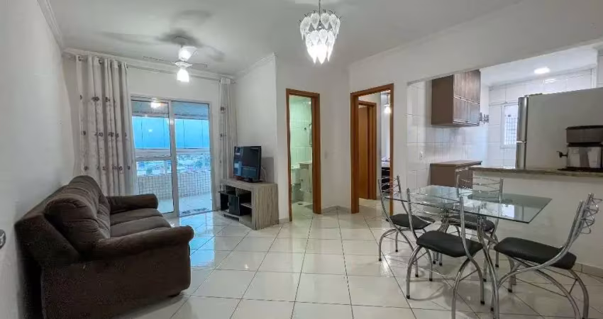Apartamento com 1 quarto à venda, 53 m² por r$ 365.000 - aviação - praia grande/sp