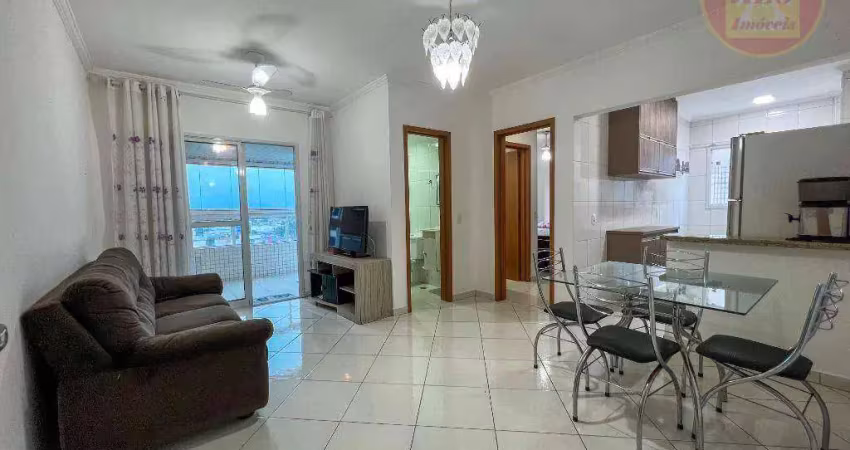 Apartamento com 1 quarto à venda, 53 m² por r$ 365.000 - aviação - praia grande/sp