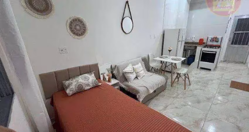 Kitnet com 1 quarto à venda, 30 m² por r$ 215.000 - tupi - praia grande/sp
