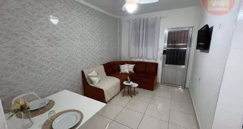 Apartamento com 1 quarto à venda, 47 m² por r$ 275.000 - vila guilhermina - praia grande/sp