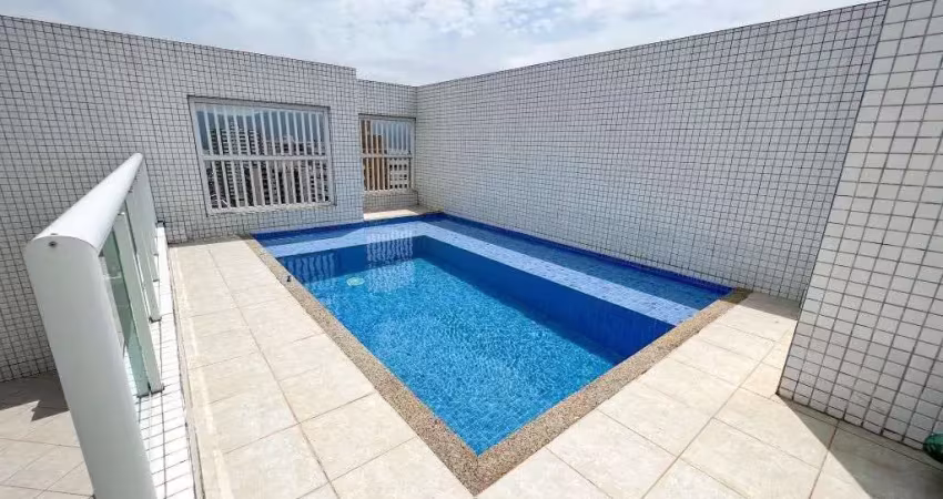 Cobertura com 3 dormitórios à venda, 250 m² por r$ 1.600.000,00 - ocian - praia grande/sp