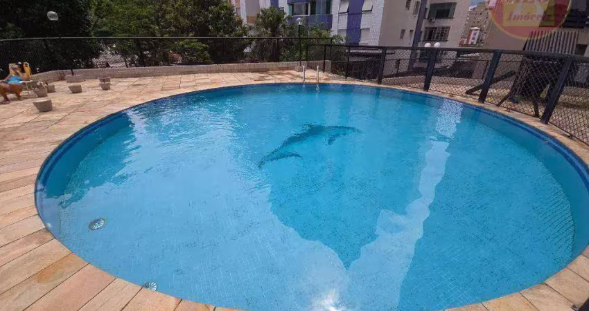 Apartamento com 1 quarto à venda, 40 m² por r$ 215.000 - gonzaguinha - são vicente/sp