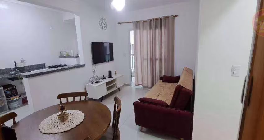 Apartamento com 1 quarto à venda, 44 m² por r$ 385.000 - canto do forte - praia grande/sp