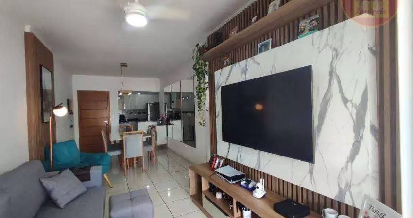 Apartamento com 2 quartos à venda, 82 m² por r$ 520.000 - tupi - praia grande/sp