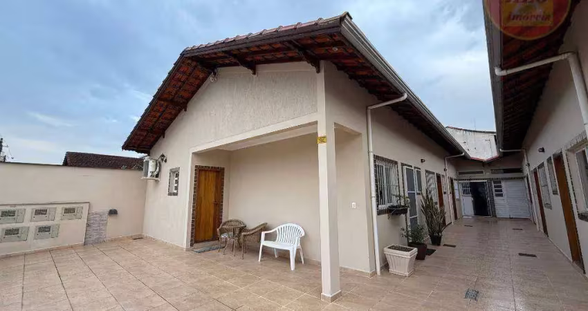 Casa com 1 quarto à venda, 52 m² por r$ 195.000 - maracana - praia grande/sp