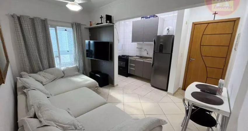 Apartamento com 2 quartos à venda, 55 m² por r$ 420.000 - vila guilhermina - praia grande/sp