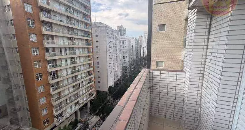 Kitnet com 1 quarto à venda, 47 m² por r$ 360.000 - boqueirão - santos/sp