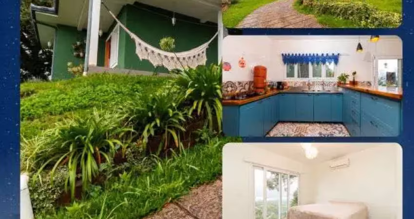 Linda casa com 250m² com vista magnífica no Vale das Montanhas em Gramado-RS