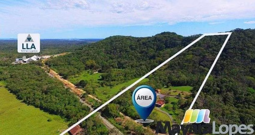 Área à venda industrial , 140.000,00 m² - Miranda - São Francisco do Sul/SC