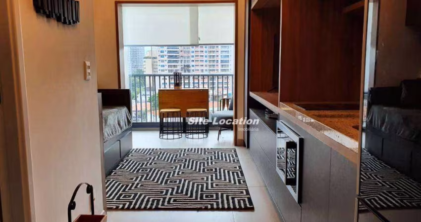 103766  Apartamento com 1 dormitório à venda, 22 m² por R$ 490.000 - Brooklin - São Paulo/SP