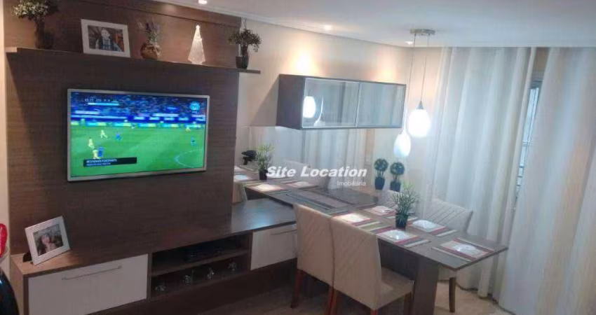 105843- Lindo apartamento com 3 dormitórios,sendo 1 suíte com varanda  em condomínio com Lazer completo