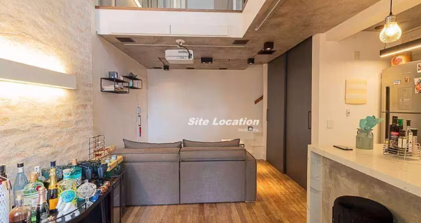 112243 Apartamento com 1 dormitório à venda, 77 m² por R$ 1.650.000 - Itaim Bibi - São Paulo/SP