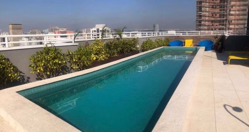 112932 Lindo Apartamento Mobiliado e Decorado com Varanda em condomínio com Lazer