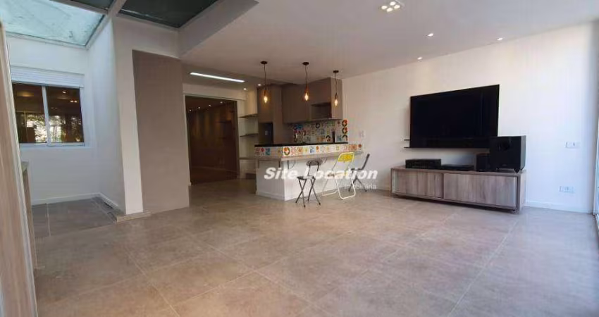 112949 Apartamento com 1 dormitório à venda, 74 m² por R$ 790.000 - Campo Belo - São Paulo/SP