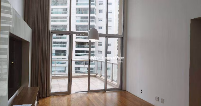 117496 Apartamento com 2 dormitórios para alugar, 97 m² por R$ 8.480/mês - Panamby - São Paulo/SP