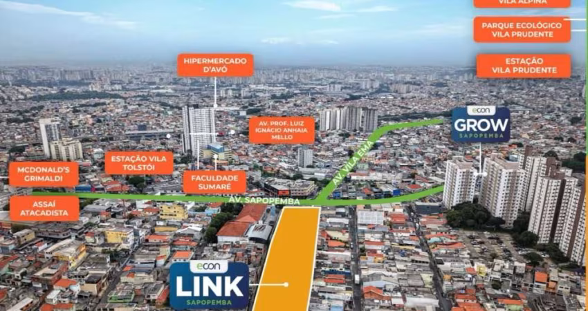 Apartamento para vender no Condomínio Link Sapopemba