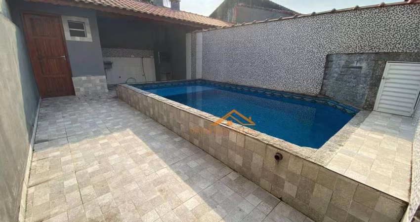 Casa com 2 dormitórios à venda, 69 m² por R$ 320.000 - Mongaguá/SP