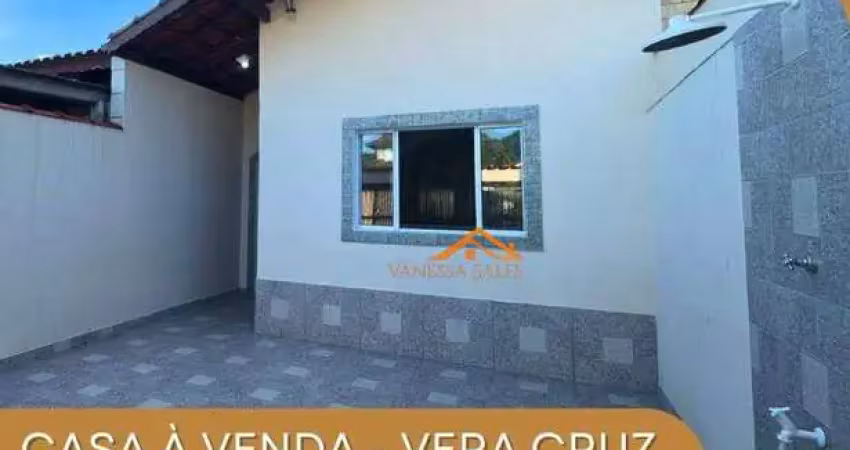 Casa com 3 dormitórios à venda, 91 m² por r$ 350.000 - vera cruz - mongaguá/sp