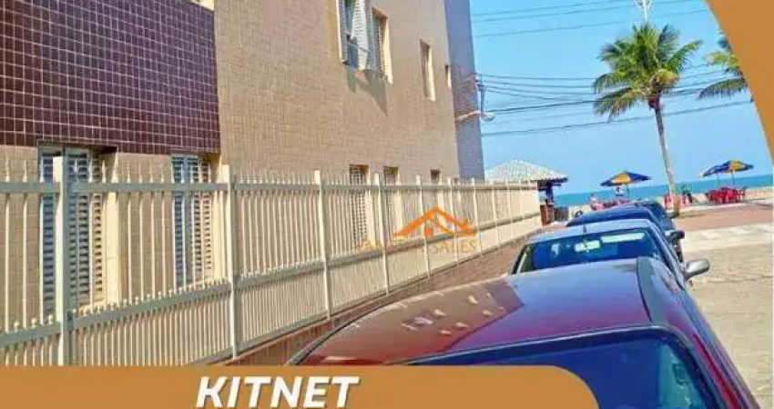 Kitnet - pé na areia - 1 dormitório, por r$ 150.000 - centro - mongaguá/sp