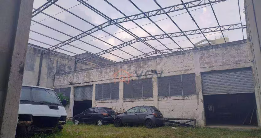 Galpão para alugar, 800 m² por r$ 20.000 - vila mascote - são paulo/sp