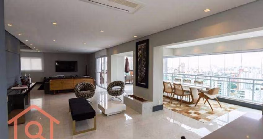 Apartamento Duplex com 3 dormitórios à venda, 280 m² por R$ 5.600.000,00 - Campo Belo - São Paulo/SP