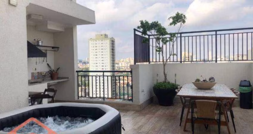 Cobertura com 3 dormitórios à venda, 171 m² por R$ 1.570.000,00 - Tatuapé - São Paulo/SP