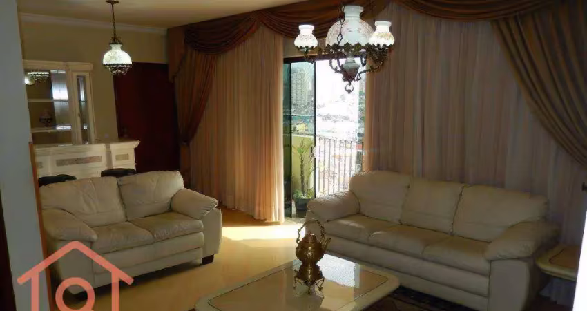 Apartamento com 3 dormitórios, 129 m² - vila santo estéfano - são paulo/sp