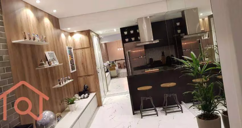 Apartamento mobiliado com 2 dormitórios à venda, 72 m² por r$ 850.000 - cambuci - são paulo/sp