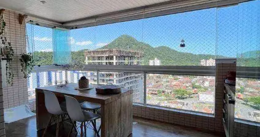 Belo Apartamento com Área de Lazer no Canto do Forte- Praia Grande, SP