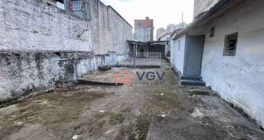 Terreno à venda, 189 m² por R$ 380.000,00 - Vila Guarani - São Paulo/SP