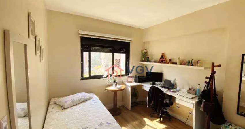 Apartamento com 3 dormitórios à venda, 125 m² por r$ 1.100.000,00 - vila mascote - são paulo/sp